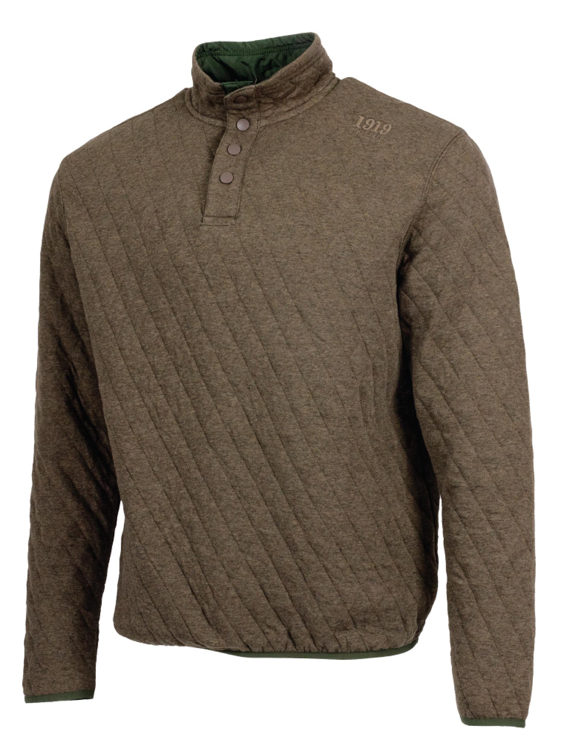 1919 Quilted Snap Mock